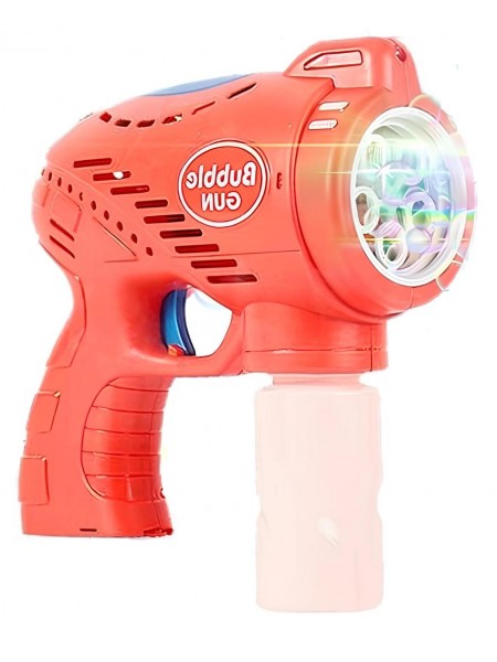 Іграшковий дитячий пістолет генерувальний бульбашки Space Bubble Gun червоний (AUAU06)