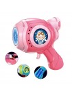 Іграшковий дитячий пістолет генерувальний бульбашки Dino Bubble Gun рожевий (AUAU07)