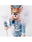 Фігурка декоративна Novogod'ko Лускунчик 20 см дерево блакитний (974682)