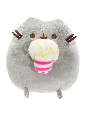 М'яка іграшка 2Life Pusheen cat 18х15 см з попкорном Сірий (v-12141)