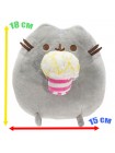 М'яка іграшка 2Life Pusheen cat 18х15 см з попкорном Сірий (v-12141)