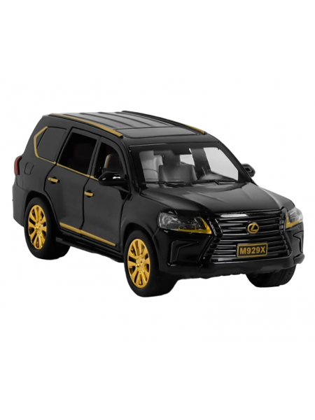 Дитячий джип TK Group 1:24 Black with gold (107271)