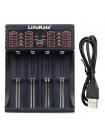 Зарядний пристрій LiitoKala Lii-402 для 4 акумуляторів Li-Ion/LiFePO4/Ni-Mh Black