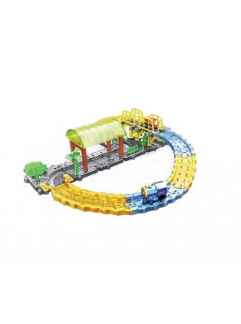 Дитячий трек Yufeng Track Train 59 деталей Multicolor (153332)