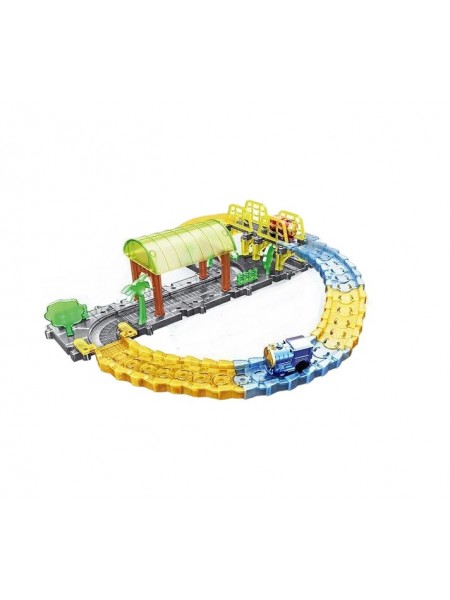 Дитячий трек Yufeng Track Train 59 деталей Multicolor (153332)