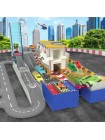 Ігровий набір Driven POCKET SERIES Перегонова траса 2в1 80 деталей