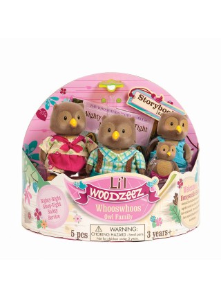 Ігровий набір фігурок Li'l Woodzeez Сім'я Сов