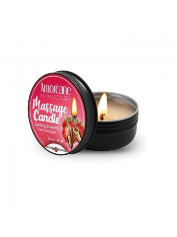 Масажна свічка Amoreane Sparkling Strawberry 30 мл SO4477