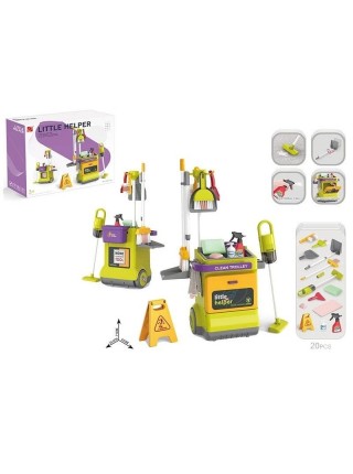 Ігровий набір для прибирання Chengmei Toys 20 елементів Green (149528)