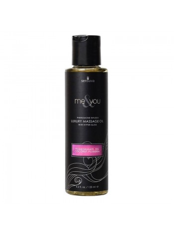 Масажна олія Sensuva Me & You Pomegranate Fig Coconut & Plumeria 125 мл
