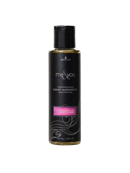Масажна олія Sensuva Me & You Pomegranate Fig Coconut & Plumeria 125 мл