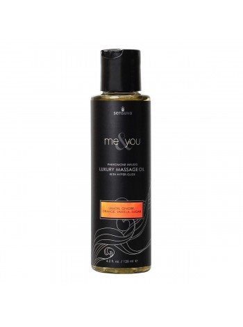 Масажна олія Sensuva — Me & You Lemon Ginger Orange Vanilla&Sugar 125 мл