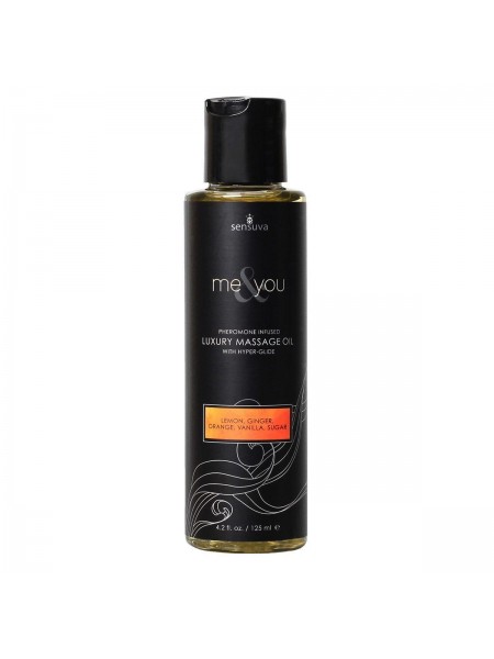 Масажна олія Sensuva — Me & You Lemon Ginger Orange Vanilla&Sugar 125 мл