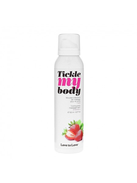 Масажна піна Love To Love TICKLE MY BODY Strawberry 150 мл SO1385