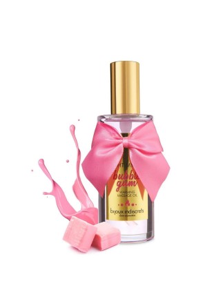 Розігрівальна олія Bijoux Indiscrets Light my Fire Strawberry Bubblegum 100 мл