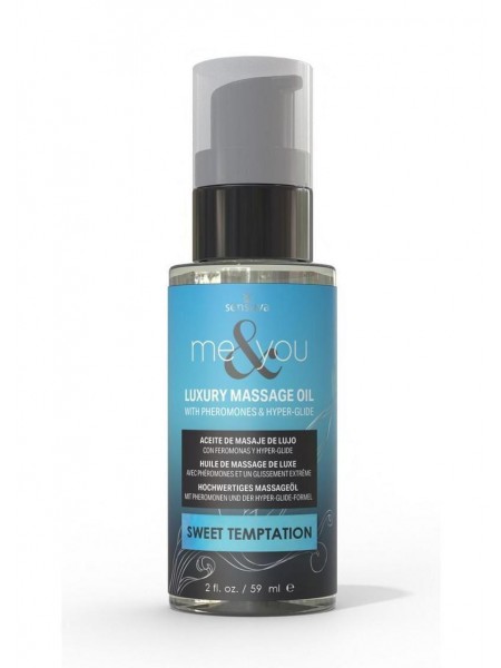 Масажна олія Sensuva Me&You Sweet Temptation Vanilla Sugar&Sweet Pea 59 мл