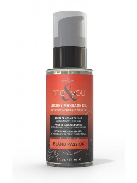 Масажна олія Sensuva Me&You Island Passion Wild Passion Fruit & Island Guava 59 мл