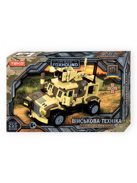 Конструктор Teko Військова техніка Ocelot Foxhound 255 деталей Хакі (147030)