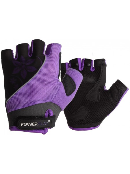 Велорукавички PowerPlay 5281 D XS Фіолетові (5281D_XS_Purple)