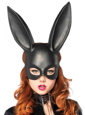 Маска кролика Leg Avenue Masquerade Rabbit Mask Black на гумці