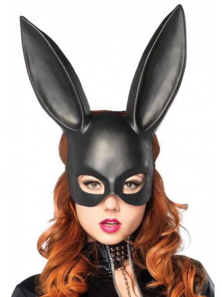 Маска кролика Leg Avenue Masquerade Rabbit Mask Black на гумці