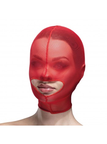 Маска сітка з відкритим ротом Feral Feelings Hood Mask Red