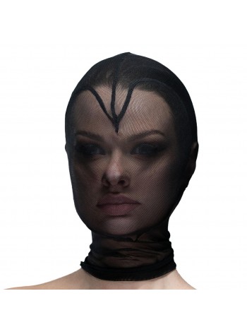 Маска серця сітка з повністю закритим обличчям Feral Feelings Hearts Mask Black