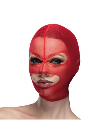 Маска сітка з відкритим ротом і очима Feral Feelings Mask Red
