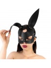 Шкіряна маска Зайчики Art of Sex Bunny mask Чорний