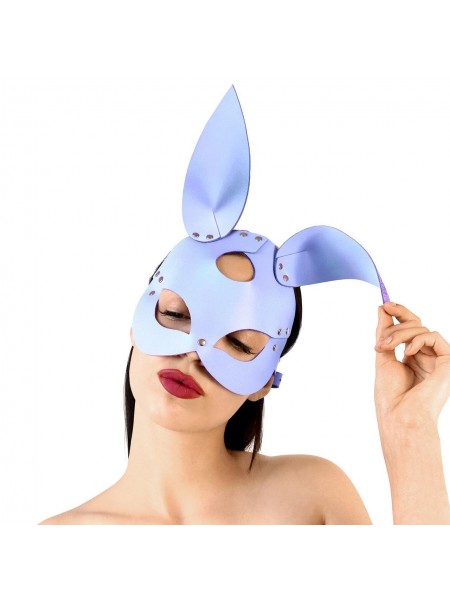 Шкіряна маска Зайчики Art of Sex Bunny mask Лавандовий