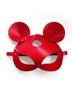 Шкіряна маска зайчики Art of Sex Mouse Mask Червоний