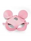 Шкіряна маска зайчика Art of Sex Mouse Mask Рожевий