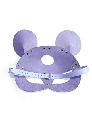 Шкіряна маска зайчика Art of Sex Mouse Mask Лавандовий