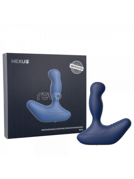 Масажер простати з вібрацією Nexus Revo Blue 100х34 мм (SO3066)
