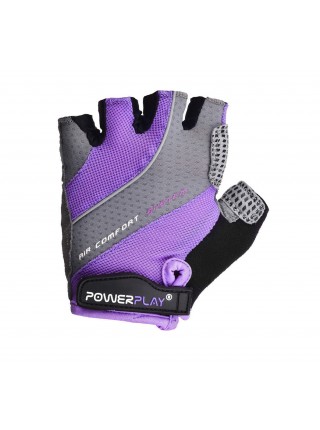 Велорукавички PowerPlay 5023 A XS Фіолетові (5023A_XS_Purple_Lady)