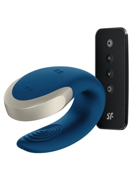 Смарт-вібратор для пар Satisfyer Double Love Blue