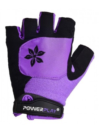Велорукавички PowerPlay 5284 XS Фіолетові (5284_XS_Purple)