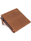 Практичний гаманець для чоловіків із натуральної шкіри 22856 Vintage Коричневий