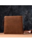 Практичний гаманець для чоловіків із натуральної шкіри 22856 Vintage Коричневий