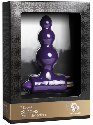 Анальний вібратор Rocks Off Petite Sensations — Bubbles Purple (RO2330)