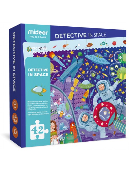 Пазл з лупою MiDeer Космос 42 ел (MD3007)