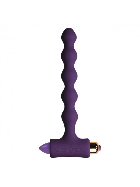 Анальний вібратор Rocks Off Petite Sensations 145*22 мм Pearls Purple (RO2477)