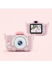 Дитячий цифровий фотоапарат Smart Kids з 2" екраном у силіконовому чохлі "Кішечка" з вбудованими іграми