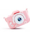 Дитячий цифровий фотоапарат Smart Kids з 2" екраном у силіконовому чохлі "Кішечка" з вбудованими іграми