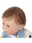 Силіконова колекційна лялька Reborn Doll Хлопчик Левова 57 см (209)
