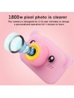 Дитячий цифровий фотоапарат Smart Kids KM-89 Ведмедик Teddy Full HD, 12 МП Рожевий + Карта пам'яті 32 ГБ