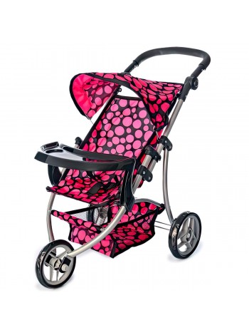 Коляска Melogo 9377 B-T 64x31x49 см Бордо (SK000027)
