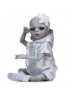 Силіконова колекційна лялька Інопланетянин Reborn Doll Дівчинка Міральдина Висота 35 см (541)