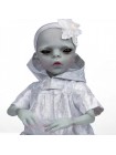 Силіконова колекційна лялька Інопланетянин Reborn Doll Дівчинка Міральдина Висота 35 см (541)