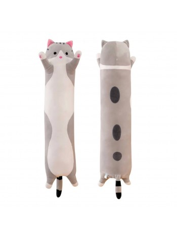 Подушка-обіймашка SBTast Кіт Сірий 90 см